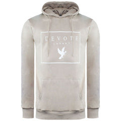 Devote London Mens Beige Hoodie