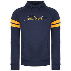 Devote London Hector Mens Navy/Orange Hoodie
