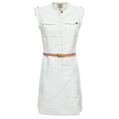 Timbelrand Satucket River Linen Womens Off White Dress