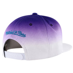 Mitchell & Ness NBA Charlotte Hornets Color Fade White/Purple Cap