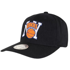 Mitchell & Ness NBA New York Knicks Letterman 110 Black Cap