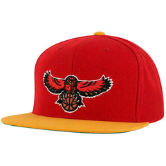 Mitchell & Ness NBA Atlanta Hawks Wool 2 Tone Red Cap