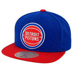 Mitchell & Ness NBA Detroit Pistons Wool 2 Tone Blue Cap