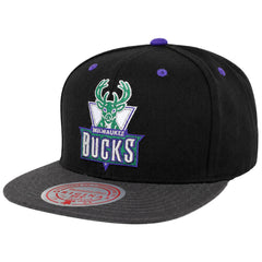 Mitchell & Ness NBA Milwaukee Bucks XL Iridescent Black Cap