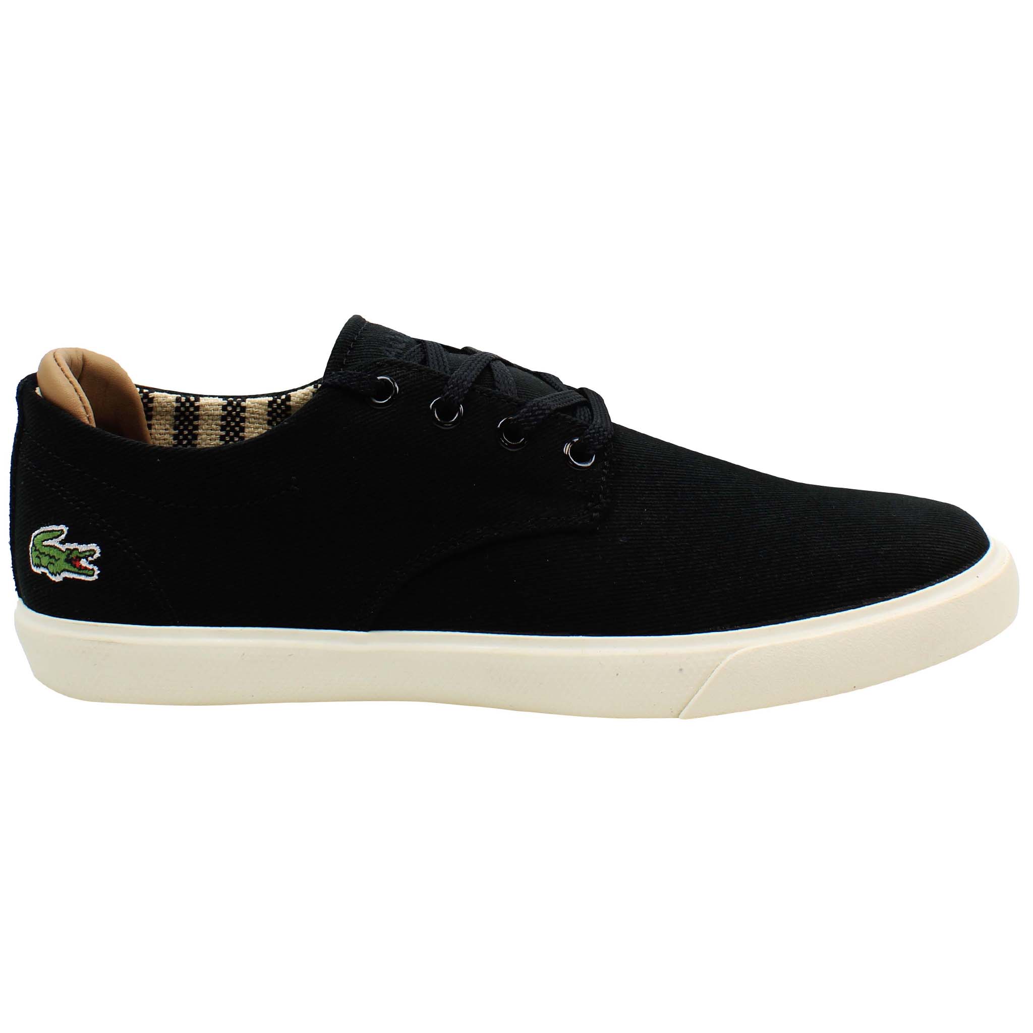 Lacoste Esparre 219 CMA Mens Black Plimsolls – Sport It First