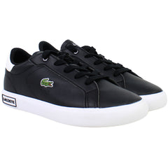 Lacoste Powercourt 0721 1 SUC Kids Black Trainers