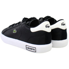 Lacoste Powercourt 0721 1 SUC Kids Black Trainers