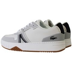 Lacoste L001 0772 1 Mens White/Grey Trainers