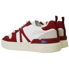 Lacoste L002 222 1 Womens White/Red Trainers