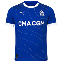 Puma Olympique De Marseille Mens Blue Away Jersey Replica
