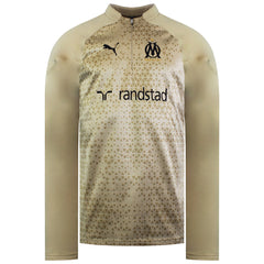 Puma Olympique de Marseille Mens Beige Football Top