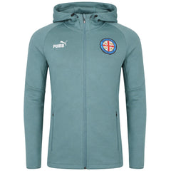 Puma FC Melbourne City Mens Green Football Track Jacket