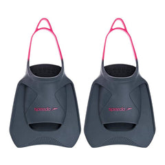 Speedo Biofuse Flexible Comfort Grey Pink Fitness Fin