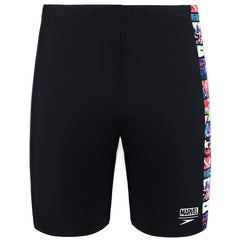 Speedo All Over Print Marvel Avengers Mens Black Jammers