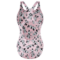 Speedo All Over Print MickeyMouse Medalist Kids Swimming Costume