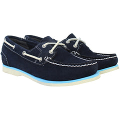 Timberland Earthkeepers Classic Womens Navy Boat Shoes