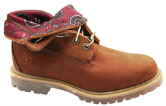 Timberland Roll Top Womens Brown Boots