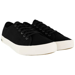 SeaVees Monterey Mens Black Plimsolls