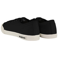 SeaVees Monterey Mens Black Plimsolls