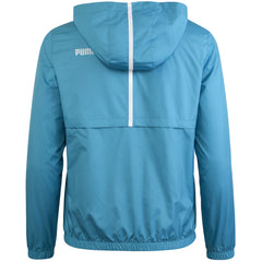 Puma Solid Womens Blue Windbreaker Jacket