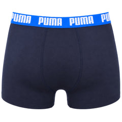 Puma 2-Pack Basic Mens Blue Boxer Shorts