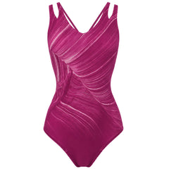 Speedo LuxePool Womens Purple Swimsuit
