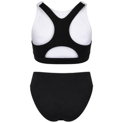 Speedo Printed House Of Holland Womens Black/White Two Piece Bikini Set