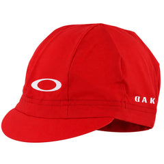 Oakley Logo Mens Red Cycling Cap