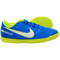 Nike Mercurialx Vortex 3 IC Kids Blue Football Boots