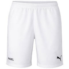 Puma teamLiga 7inch Mens White Padel Shorts