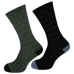 Oakley 2-Pack Ltch Mens Green/Black Cycling Socks