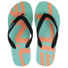 O'Neill FM Profile Logo Mens Green Flip-Flops