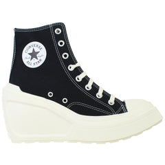 Converse Chuck 70 De Luxe Wedge Hi Womens Black Shoes