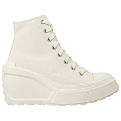 Converse Chuck 70 De Luxe Wedge Hi Womens White Shoes