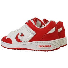 Converse Weapon Ox Vintage Unisex White/Red Trainers