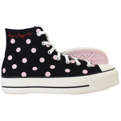 Converse Chuck Taylor All Star Lift Hi Womens Black Plimsolls