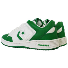 Converse Weapon OX Unisex White/Green Trainers