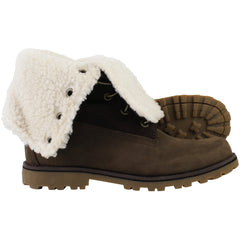 Timberland 6inch Shearling Kids Brown Boots