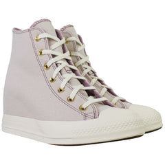 Converse Chuck Taylor Wedge Hi Womens Dust Pink Plimsolls
