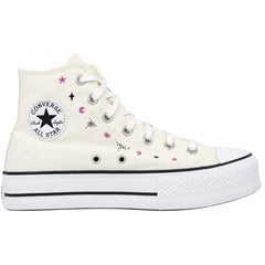 Converse Chuck Taylor Lift Hi Womens Off White Plimsolls