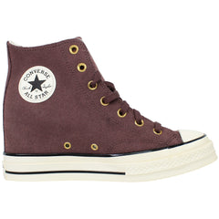 Converse Chuck 70 Wedge Hi Womens Burgundy Plimsolls