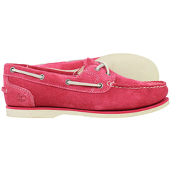 Timberland Classic Womens Purple Boat Shoes