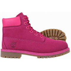 Timberland 6inch Premium Waterproof Kids Pink Boots