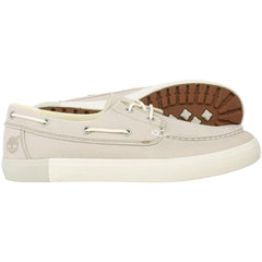 Timberland Newport Bay 2 Mens Beige Boat Shoes