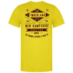 Timberland Logo Mens Yellow T-Shirt