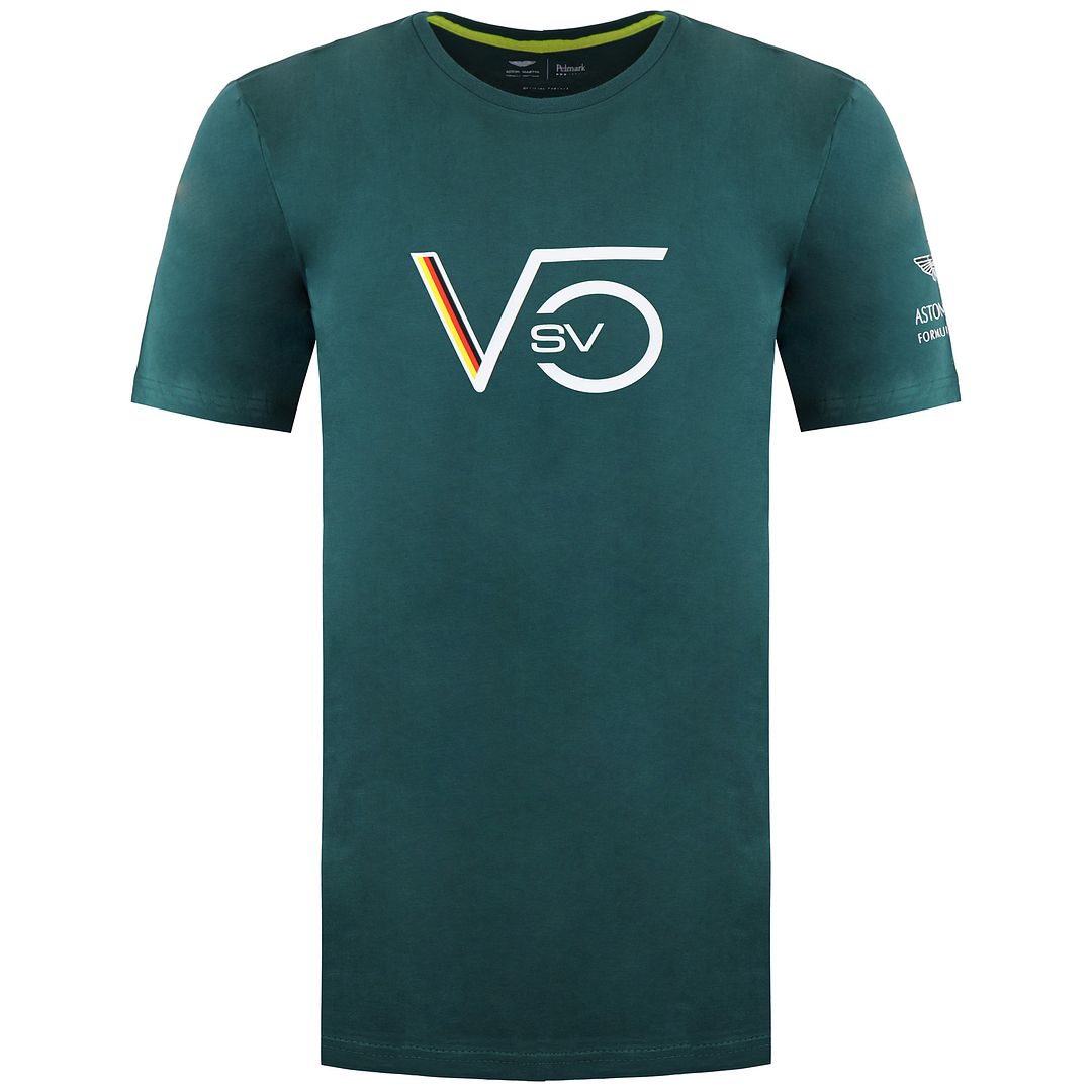 Aston Martin F1 Official Team Mens Green T-Shirt1