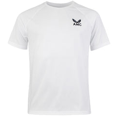 Castore AMC Performance Mens White Tennis T-Shirt