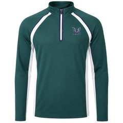 Castore AMC Aeromesh Mens Green Tennis Top