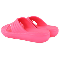 Roxy Rivie Womens Pink Sliders