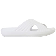 Roxy Rivie Womens White Sliders